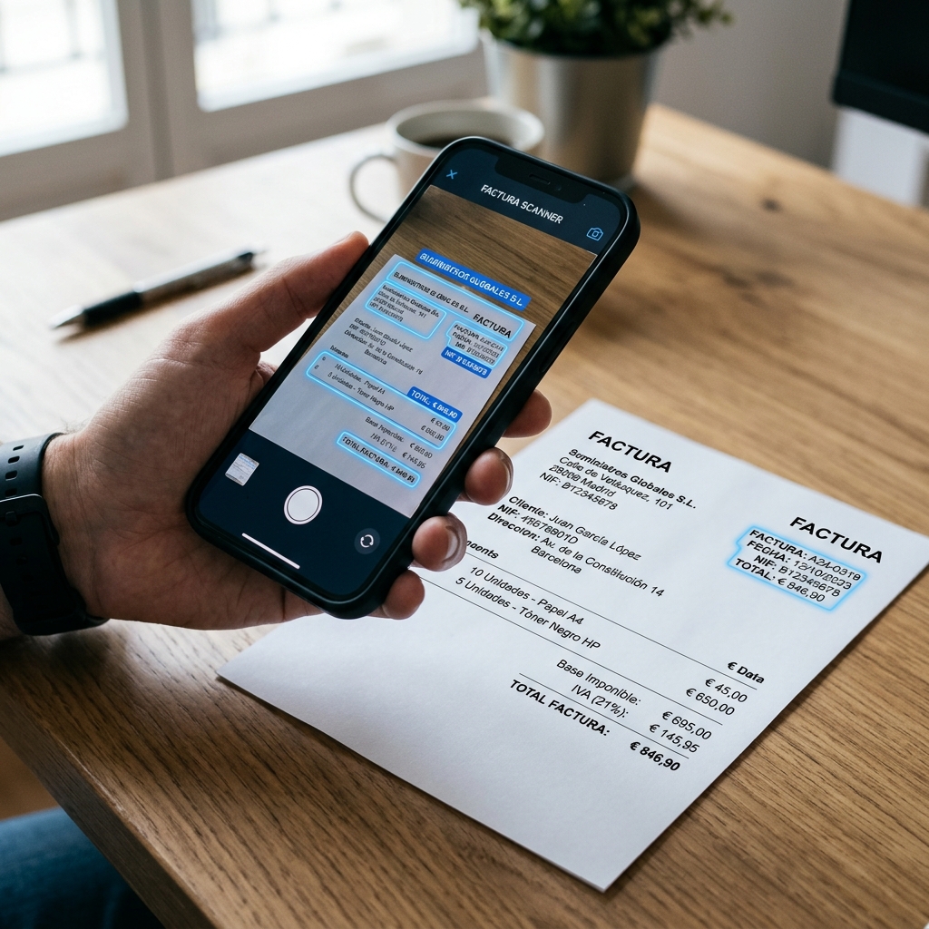 Escáner OCR de DoliGestión en acción